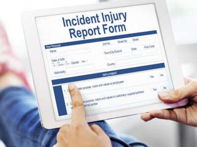 Incident Injury Report Form Document Concept